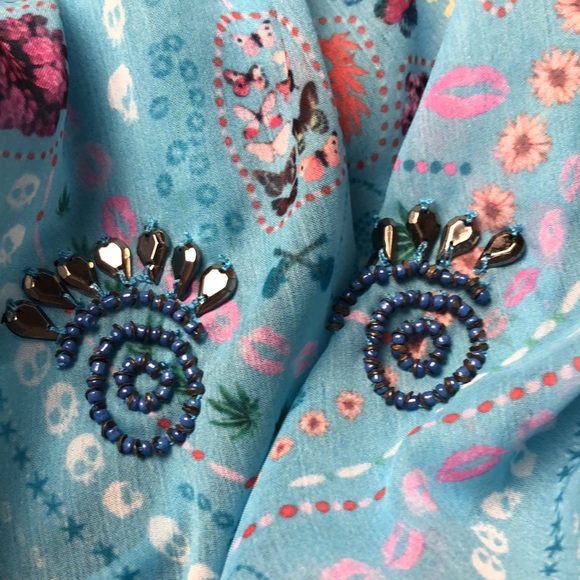 Zadig & Voltaire Jess Long Print Skirt Size 36 - Picture 10 of 12